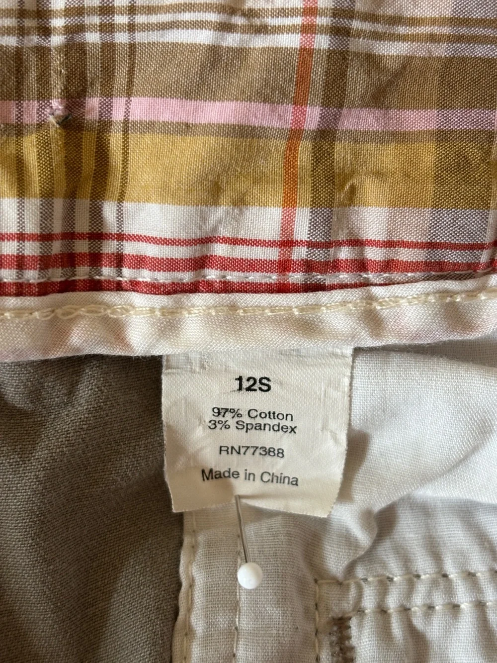 J. Crew City Fit Classic Khaki Wide-Leg Pants, Size 12S